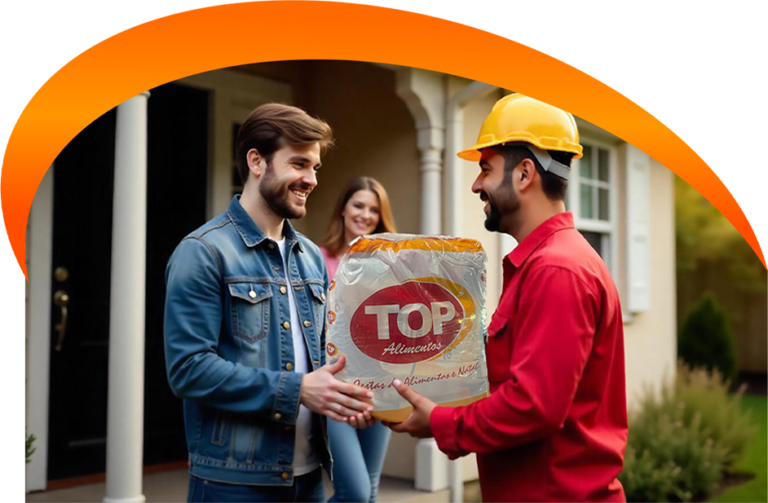 Entrega de cestas Top Alimentos